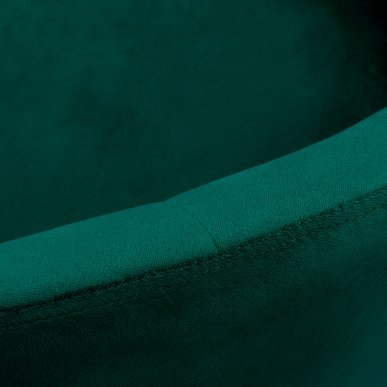 Draaistoel voor schoonheidssalon 4Rico QS-BL12G groen met verstelbare zithoogte voor salon, receptie en beautywerkplek