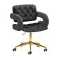 Professionele draaistoel voor beautysalon 4Rico QS-OF213G grijs voor beauty, make-up, manicure, brow en receptie