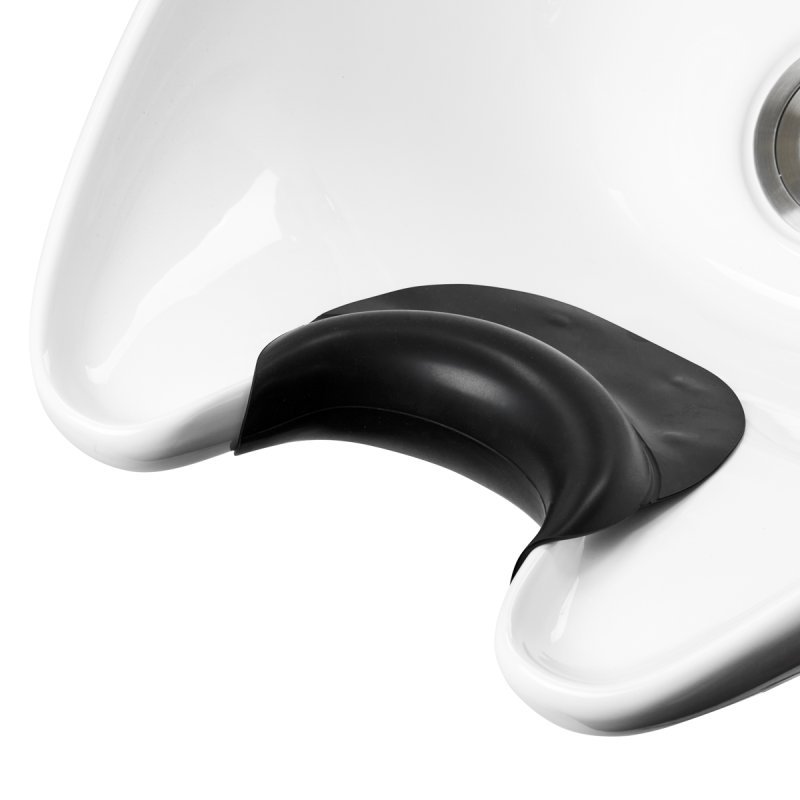 Siliconen nekbeschermer met zuignap voor wasunit voor meer nekcomfort en een nette werkplek voor professioneel salongebruik