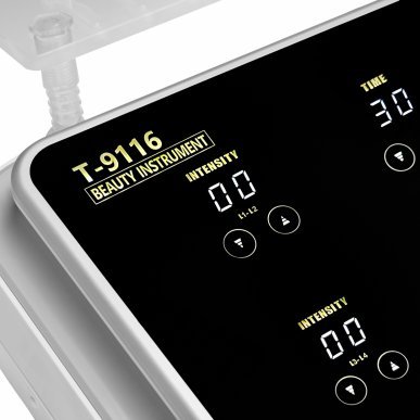 Professioneel elektrostimulatieapparaat Elegante Platinum T9116 voor contour- en verzorgingsbehandelingen in de salon