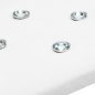 Manicure-armsteun Momo Diamond Velour ecru voor professioneel salonwerk en comfortabel werken bij manicure, gel en hybride lak