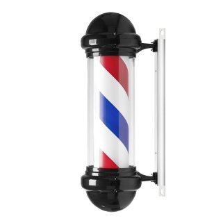 Verlichte plafondlamp voor barbershop Gabbiano BB-02 zwart groot voor kapsalon en professionele saloninrichting