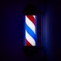Verlichte plafondlamp voor barbershop Gabbiano BB-02 zwart groot voor kapsalon en professionele saloninrichting