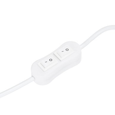 Verlichte plafondlamp voor barbershop Gabbiano BB-02 zwart groot voor kapsalon en professionele saloninrichting