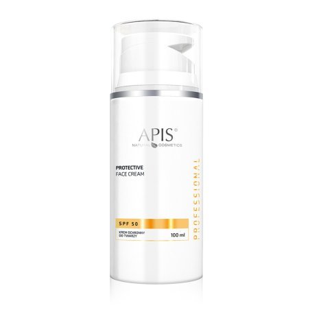 Gezichtscrème SPF 50 Apis Face Protection 100 ml met UVA/UVB-bescherming, voeding en hydratatie voor dagelijks gebruik