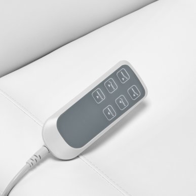 Elektrische behandelstoel SILLON Classic met 3 motoren, wit, voor beauty, podologie, massage en professionele behandelingen