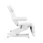 Elektrische behandelstoel SILLON Classic Pedi met 2 motoren, wit, voor beauty, podologie, massage en professionele behandelingen