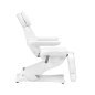 Elektrische behandelstoel SILLON Classic met 4 motoren en cradle, wit, professioneel voor beauty, podologie en massage