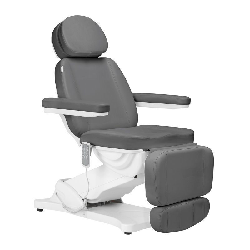 Elektrischer Kosmetikstuhl SILLON Classic 4 Motoren mit Wiegefunktion grau