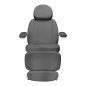 Elektrische behandelstoel SILLON Classic met 4 motoren en cradle, professioneel voor beauty, podologie en massage, grijs