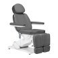 Elektryczny fotel kosmetyczny SILLON Classic Pedi 3 silniki z pedi kołyską szary