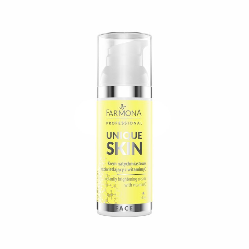 Verhelderende crème Farmona Unique Skin met vitamine C 50 ml voor egale teint en professionele huidverzorging