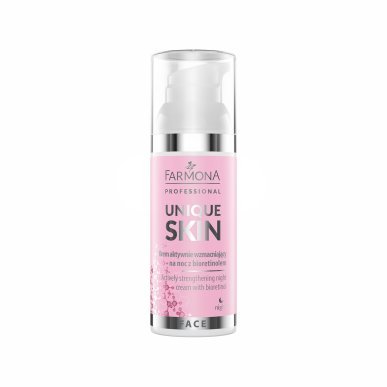 Versterkende nachtcrème Farmona Unique Skin met bioretinol 50 ml voor huidbarrière en nachtelijk herstel voor salon en thuis