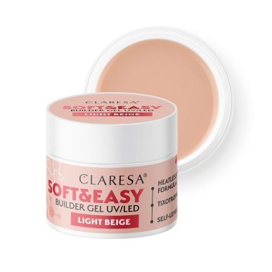 Claresa Soft&Easy building gel light beige 90g