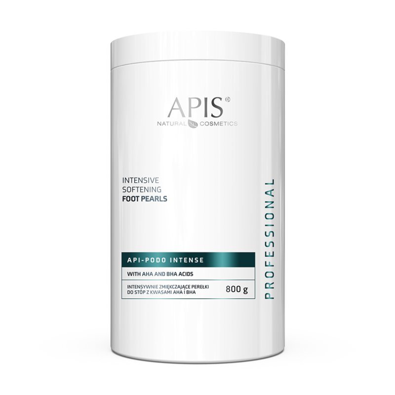 Voetbadparels Apis Api-Podo Intense AHA/BHA 800 g voor professionele pedicure en voetverzorging bij droge, ruwe voeten Voetbadparels Apis Api-Podo Intense AHA/BHA 800 g voor professionele pedicure en voetverzorging bij droge, ruwe voeten