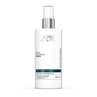 Professionele voetverzachtende spray Apis Api-Podo Intense met 25% ureum 300 ml voor pedicure en droge, ruwe voeten
