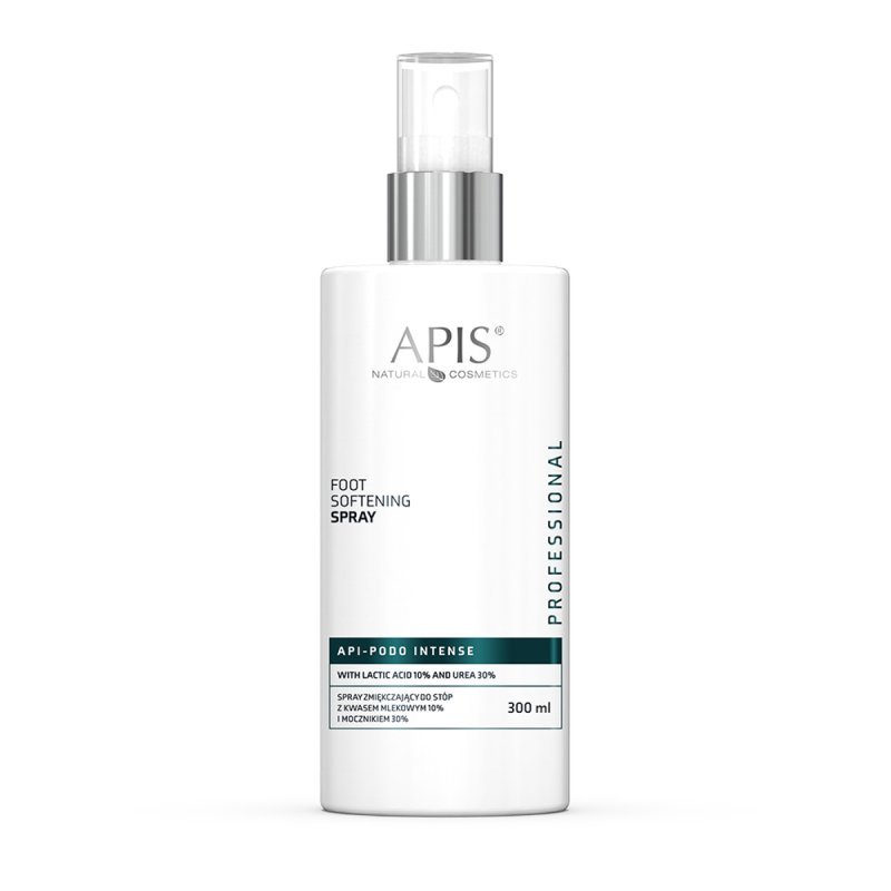 Professionele voetverzachtende spray Apis Api-Podo Intense met 25% ureum 300 ml voor pedicure en droge, ruwe voeten