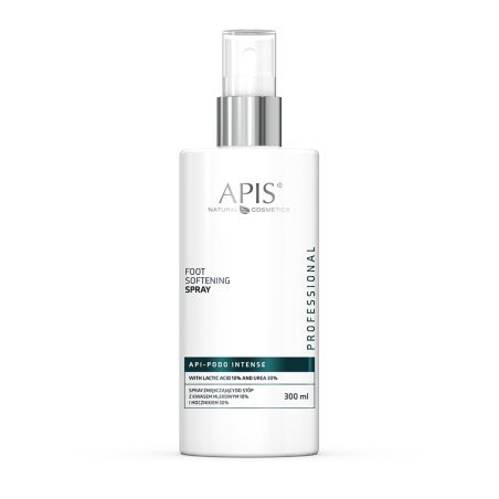 Professionele voetverzachtende spray Apis Api-Podo Intense met 25% ureum 300 ml voor pedicure en droge, ruwe voeten