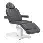 Elektrische behandelstoel Azzurro 803D met 3 motoren, grijs, voor cosmetologie, podologie, massage en fysiotherapie