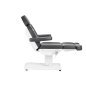 Elektrische behandelstoel Azzurro 803D met 3 motoren, grijs, voor cosmetologie, podologie, massage en fysiotherapie