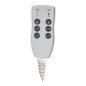 Elektrische behandelstoel Azzurro 803D met 3 motoren, grijs, voor cosmetologie, podologie, massage en fysiotherapie