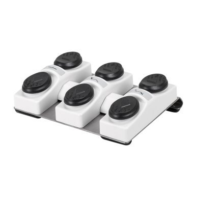 Elektrische behandelstoel Azzurro 803D met 3 motoren, grijs, voor cosmetologie, podologie, massage en fysiotherapie