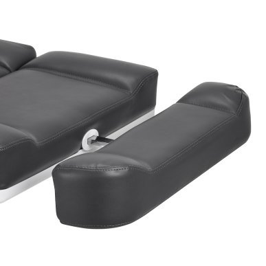 Elektrische behandelstoel Azzurro 803D met 3 motoren, grijs, voor cosmetologie, podologie, massage en fysiotherapie