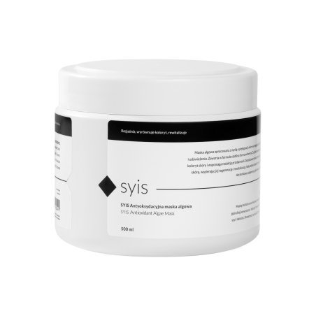 Professioneel alginaatmasker Syis Antioxidant 500 ml met vitamine C voor verzorging van gezicht, hals en decolleté