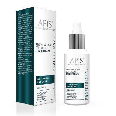 Collageenconcentraat voor nagels Apis Api-Podo Intense 30 ml voor professionele pedicure en verzorging van droge voeten