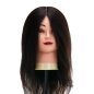 Kappers-oefenhoofd Gabbiano WZ1 met natuurlijk zwart haar van 16 inch voor knippen, stylen en kappersopleiding Kappers-oefenhoofd Gabbiano WZ1 met natuurlijk zwart haar van 16 inch voor knippen, stylen en kappersopleiding