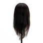 Kappers-oefenhoofd Gabbiano WZ1 met natuurlijk zwart haar van 16 inch voor knippen, stylen en kappersopleiding Kappers-oefenhoofd Gabbiano WZ1 met natuurlijk zwart haar van 16 inch voor knippen, stylen en kappersopleiding