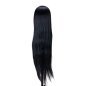 Professioneel kappersoefenhoofd Gabbiano WZ2 met synthetisch haar kleur 1 zwart 24 inch voor knippen en opsteken