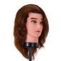 Kappers-oefenhoofd Gabbiano WZ3 met natuurlijk haar, kleur 4 bruin, 8 inch voor knippen, stylen en kappersopleiding Kappers-oefenhoofd Gabbiano WZ3 met natuurlijk haar, kleur 4 bruin, 8 inch voor knippen, stylen en kappersopleiding
