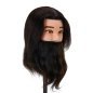 Gabbiano WZ4 training head with beard, natural hair, color 1#, length 8"+6" Gabbiano WZ4 training head with beard, natural hair, color 1#, length 8"+6"
