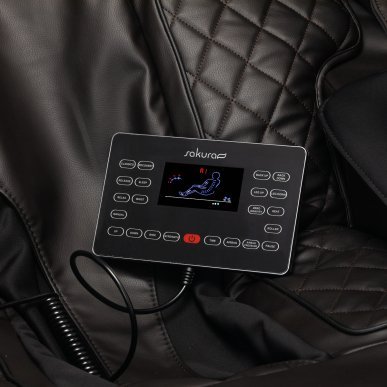 Professionele massagestoel Sakura Comfort Plus 806 zwart voor salon, wellness, praktijk en thuisgebruik voor ontspanning