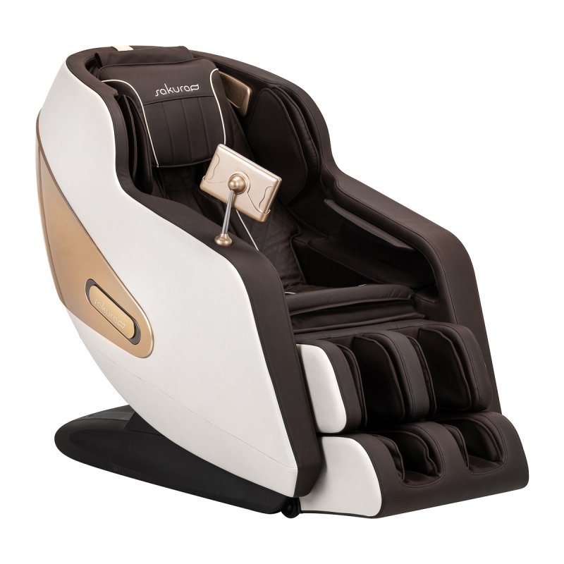 Professionele massagestoel Sakura Comfort Plus 806 bruin voor ontspanning, wellness en herstel in salon en thuis