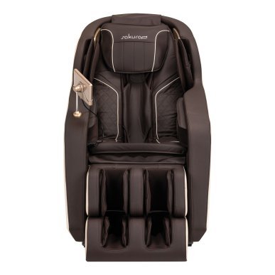 Professionele massagestoel Sakura Comfort Plus 806 bruin voor ontspanning, wellness en herstel in salon en thuis