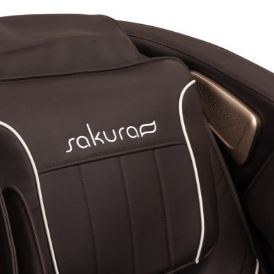 Professionele massagestoel Sakura Comfort Plus 806 bruin voor ontspanning, wellness en herstel in salon en thuis