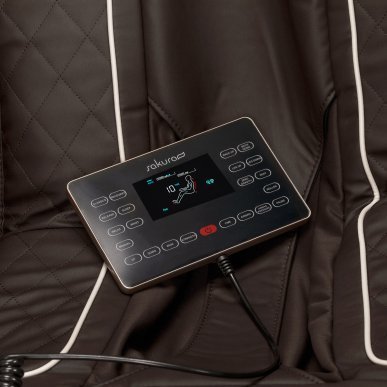 Professionele massagestoel Sakura Comfort Plus 806 bruin voor ontspanning, wellness en herstel in salon en thuis