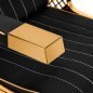 Bac de lavage barbier Gabbiano Marcus Gold noir et or Bac de lavage barbier Gabbiano Marcus Gold noir et or