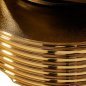 Bac de lavage barbier Gabbiano Marcus Gold noir et or Bac de lavage barbier Gabbiano Marcus Gold noir et or