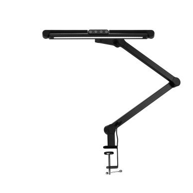 Professionele LED behandellamp Glow L03 voor tafelmontage, zwart, met verstelbare kop voor beauty, nagels, wimpers en tattoo