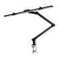 Professionele LED behandellamp Glow L03 voor tafelmontage, zwart, met verstelbare kop voor beauty, nagels, wimpers en tattoo