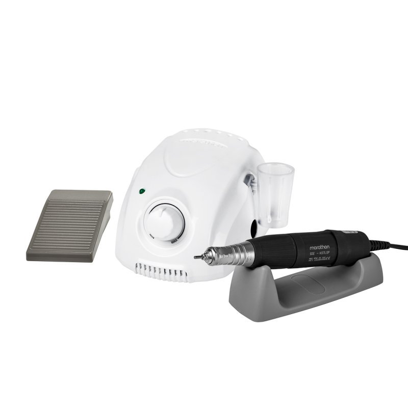 Professionele nagelfrees Saeyang Marathon 3 Champion H37LSP wit voor manicure, pedicure en gelstyling tot 35.000 rpm