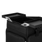 Beautykoffer op wielen Look 328 zwart voor beauty, kapsalon, make-up en nagelstyling met overzichtelijke opbergruimte