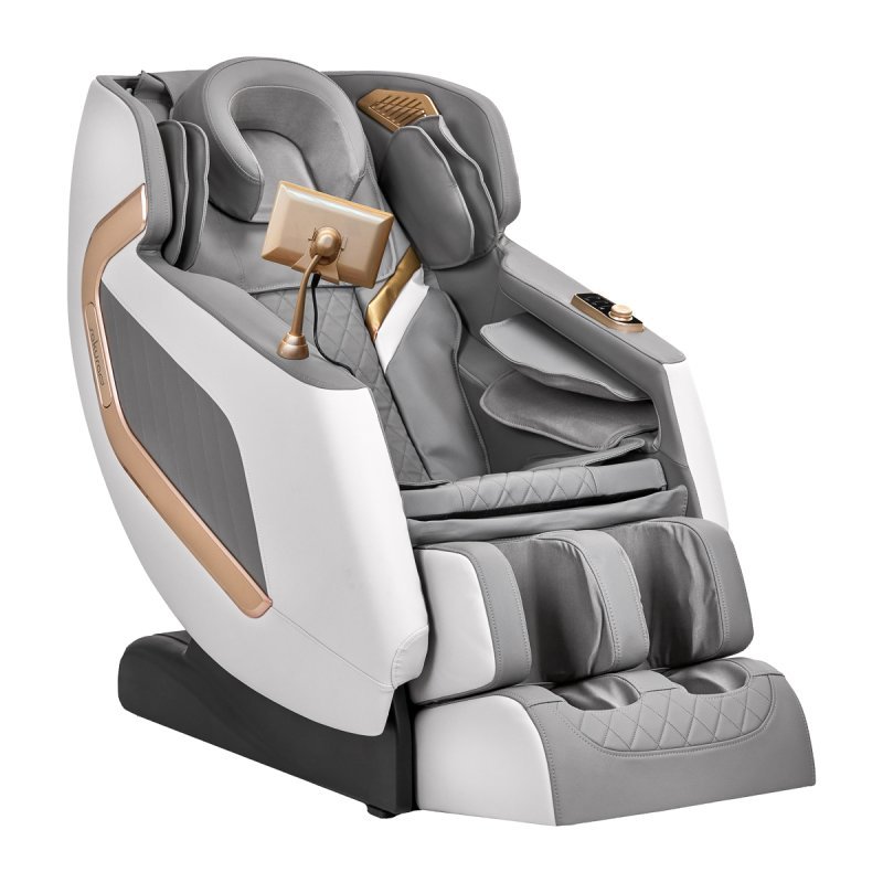 Massagestoel Sakura Classic 306 wit-grijs met massageprogramma's voor professioneel salonwerk, wellness, spa en behandelruimtes Massagestoel Sakura Classic 306 wit-grijs met massageprogramma's voor professioneel salonwerk, wellness, spa en behandelruimtes