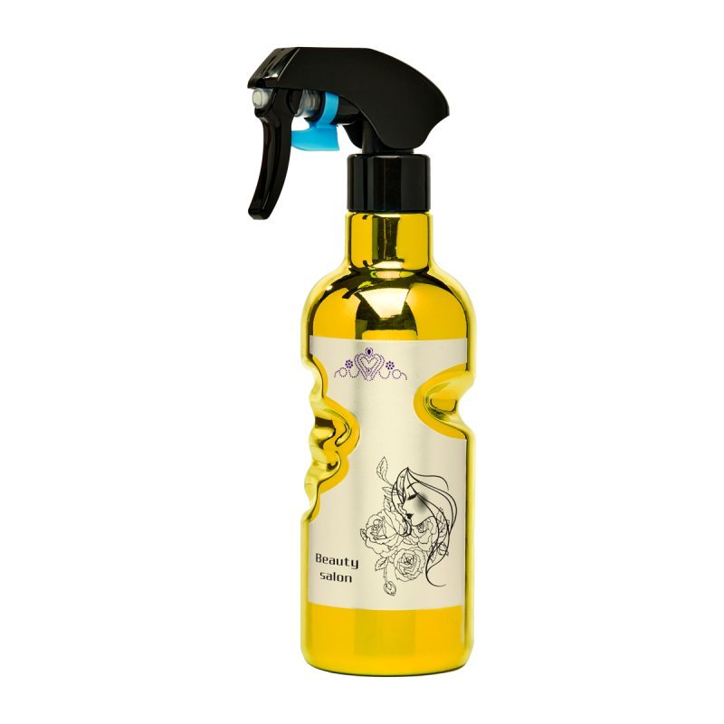 Professionele waterspuit Shine Barber Sprayer goud voor kapsalon en barbershop voor dagelijks georganiseerd salonwerk