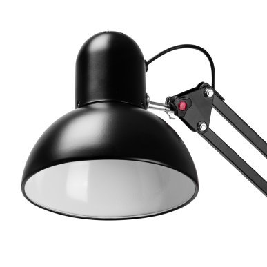 Bureaulamp voor behandelingen PiX 314 zwart met tafelklem, E27 tot 60 W voor professionele salons en praktijken