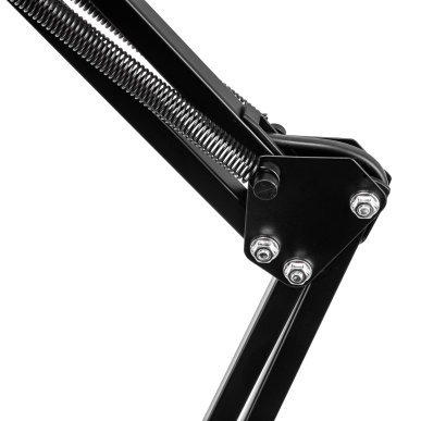Bureaulamp voor behandelingen PiX 314 zwart met tafelklem, E27 tot 60 W voor professionele salons en praktijken