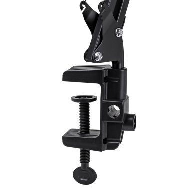 Bureaulamp voor behandelingen PiX 314 zwart met tafelklem, E27 tot 60 W voor professionele salons en praktijken